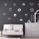 Set Of 20 Vinyl Wall Art Decal - Animal Set - From 5" x 5" Each - Cool Adhesive Sticker Cute Water Animal Design For Baby Kids Room Bedroom Playroom School Classroom Nursery Decor 3