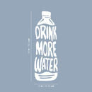 Vinyl Wall Art Decal - Drink More Water  - 30" x 10" - Trendy Motivational Positive Healthy Lifestyle Water Bottle Design Sticker For Gym Crossfit Fitness Yoga Ballet Nutrition Office Decor 4