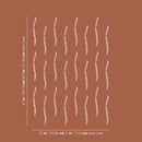 Set Of 24 Vinyl Wall Art Decal - Wispy Twigs - From 8.5" x 1" Each - Minimal Adhesive Sticker Nature Green Design For Home Bedroom Living Room Classroom Office  Coffee Shop Store Decor 4