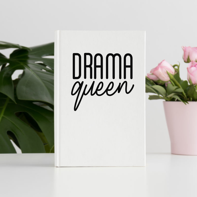 Vinyl Wall Art Decal - Drama Queen - 5" x 5.5" - Trendy Motivational Feminism Quote Sticker For Woman Home Bedroom Living Room Work Office Decor 3