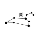 Vinyl Wall Art Decal - Leo - 17" x 32.5" - Astrology Zodiac Sign Modern Inspirational Quote Sticker For Bedroom Living Room Home Office Constellation Decor 1