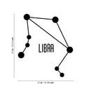 Vinyl Wall Art Decal - Libra - 25" x 22" - Astrology Zodiac Sign Modern Inspirational Quote Sticker For Bedroom Living Room Home Office Constellation Decor 4