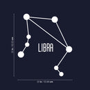 Vinyl Wall Art Decal - Libra - 25" x 22" - Astrology Zodiac Sign Modern Inspirational Quote Sticker For Bedroom Living Room Home Office Constellation Decor 4