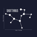 Vinyl Wall Art Decal - Sagittarius - 22" x 29" - Astrology Zodiac Sign Modern Inspirational Quote Sticker For Bedroom Living Room Home Office Constellation Decor 4