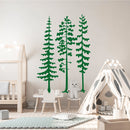 Vinyl Wall Art Decal - Pines - 60" x 41" - Modern Cute Animal Adhesive Sticker Sloths Design For Kids Room Baby Bedroom Home Playroom Classroom Nursery Decor 3