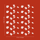 Set Of 20 Vinyl Wall Art Decal - Flower Pattern - From 50" x 22" Each - Cute Adhesive Sticker Design For Baby Bedroom Kids Room Playroom Home School Classroom Nursery Decor 4