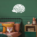 Vinyl Wall Art Decal - Hedgehog - 17" x 26" - Plants Nature Modern Inspirational Cute Shape Sticker For Children Bedroom Home School Classroom Kids Room Playroom Nursery Decor 3