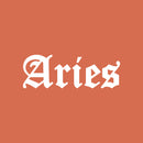 Vinyl Wall Art Decal - Aries - 10" x 29" - Zodiac Signs Gothic Modern Inspirational Astrology Quote Sticker For Bedroom Living Room Closet Home Office Dorm Room Decor 1