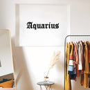 Vinyl Wall Art Decal - Taurus - 7" x 30" - Zodiac Signs Gothic Modern Inspirational Astrology Quote Sticker For Bedroom Living Room Closet Home Office Dorm Room Decor 3