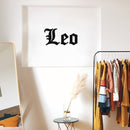 Vinyl Wall Art Decal - Leo - Zodiac Signs Gothic Modern Inspirational Astrology Quote Sticker For Bedroom Living Room Closet Home Office Dorm Room Decor 2