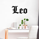 Vinyl Wall Art Decal - Leo - Zodiac Signs Gothic Modern Inspirational Astrology Quote Sticker For Bedroom Living Room Closet Home Office Dorm Room Decor 3