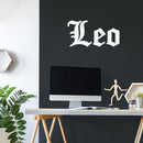 Vinyl Wall Art Decal - Leo - 11" x 22" - Zodiac Signs Gothic Modern Inspirational Astrology Quote Sticker For Bedroom Living Room Closet Home Office Dorm Room Decor 2