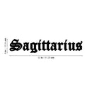 Vinyl Wall Art Decal - Sagittarius - 6" x 32" - Zodiac Signs Gothic Modern Inspirational Astrology Quote Sticker For Bedroom Living Room Closet Home Office Dorm Room Decor 4
