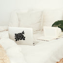 Vinyl Wall Art Decal - Little Rose - 5" x 5" - Trendy Cute Cool Flowers Design Shape Sticker For Laptop Notebook Office Agenda Coffee Thermo Mug Mirror Decor 3