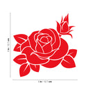 Vinyl Wall Art Decal - Little Rose - 5" x 5" - Trendy Cute Cool Flowers Design Shape Sticker For Laptop Notebook Office Agenda Coffee Thermo Mug Mirror Decor 4