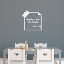 Vinyl Wall Art Decal - I'm Going To Make You So Proud. -Note To Self - 11" x 22" - Trendy Motivational Optimistic Self Esteem Quote Sticker For Bedroom Closet Kids Room Playroom School Office Decor 2