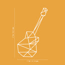 Vinyl Wall Art Decal - Geometric Guitar - 27" x 17" - Trendy Cool Fun Abstract Geometric Musical Instrument Design Shape Sticker For Bedroom Kids Room Playroom Nursery Daycare Classroom Office Decor 4