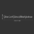 Vinyl Wall Art Decal - Stars Can't Shine Without Darkness - 2" x 20" - Cute Motivational Positive Self Esteem Quote Sticker For Bedroom Bathroom Closet Boutique Business Office Coffee Shop Decor 4
