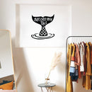 Vinyl Wall Art Decal - Get Off My Tail - Modern Cute Mermaid Fin Shape Sticker Decals Trendy Fantasy Girls Teens Bedroom Living Room Apartment Home Office Decor 4