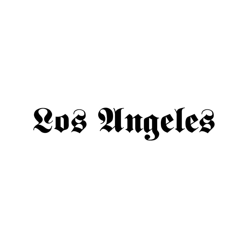 Vinyl Wall Art Decal - Los Angeles - 10" x 55" - Trendy Cool Urban Style L.A City Name Sticker For Office Business Coffee Shop Storefront Garage Gym School Decor 1