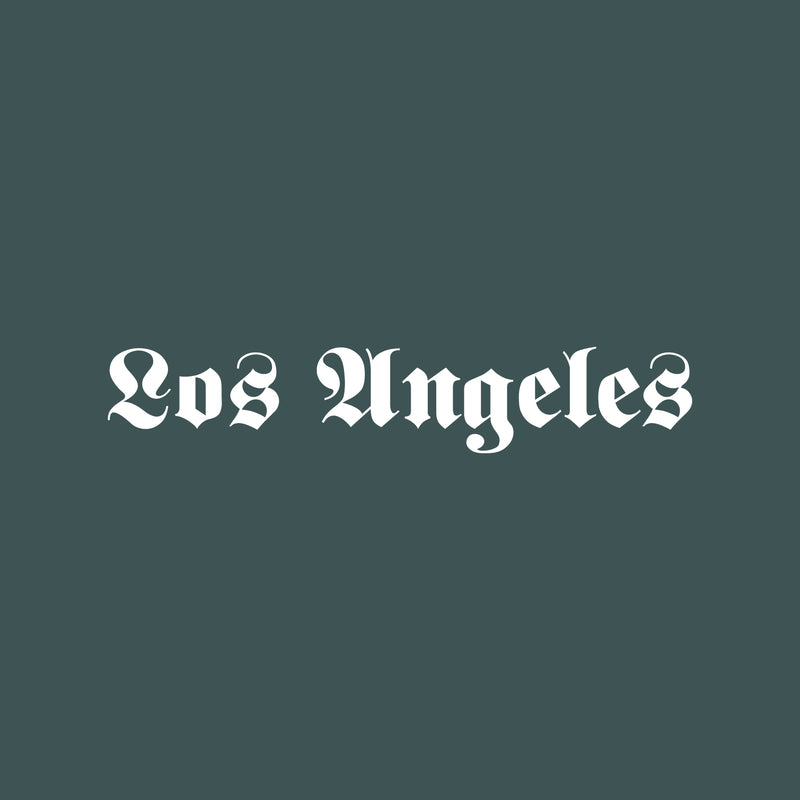Vinyl Wall Art Decal - Los Angeles - 10" x 55" - Trendy Cool Urban Style L.A City Name Sticker For Office Business Coffee Shop Storefront Garage Gym School Decor 1