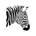 Vinyl Wall Art Decal - Zebra - Trendy Super Cool Wild Animal Design Sticker For Playroom Kids Room Living Room Classroom Office Business Veterinary Storefront Decor 1