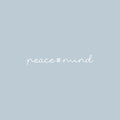 Vinyl Wall Art Decal - Peace Of Mind - Trendy Inspirational Cute Optimistic Quote Sticker For Bedroom Closet Kids Room Living Room Playroom Daycare School Office Coffee Shop Decor 5