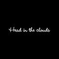 Vinyl Wall Art Decal - Head In The Clouds - 3" x 25" - Modern Cool Cute Inspirational Charming Quote Sticker for Kids Room Playroom Nursery Daycare School Coffee Shop Office Decor 1