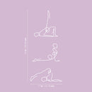 Vinyl Wall Art Decal - Pilates Postures - 34" x 17" - Trendy Motivational Minimalistic Cool Design Positive Healthy Lifestyle Quote Sticker For Pilates Yoga Classes Gym Home Workout Room Decor 4