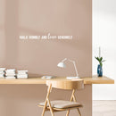 Vinyl Wall Art Decal - Walk Humbly And Love Genuinely - Trendy Cute Inspirational Lovely Quote Sticker For Bedroom Living Room Kids Room Office Business Coffee Shop School Decor 5
