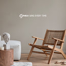 Vinyl Wall Art Decal - Grace Wins Every - 3.5" x 25" - Trendy Cute Inspirational Lovely Spiritual Quote Sticker For Home Bedroom Closet Living Room Kids Room Office Religious Center Decor 2