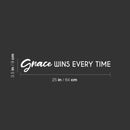 Vinyl Wall Art Decal - Grace Wins Every - 3.5" x 25" - Trendy Cute Inspirational Lovely Spiritual Quote Sticker For Home Bedroom Closet Living Room Kids Room Office Religious Center Decor 4