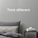 Vinyl Wall Art Decal - Think Different - Trendy Minimalist Motivational Quote For Home Bedroom Living Room Office Workplace Business Decoration Sticker 5