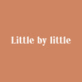 Vinyl Wall Art Decal - Little By Little - 3" x 20" - Trendy Cute Inspiring Charming Quote Sticker For Bedroom Living Room Playroom Office Business Coffee Shop Classroom School Positive Decor 1