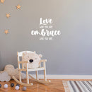 Vinyl Wall Art Decal - Love Who You Are - 16.5" x 22" - Modern Cute Inspirational Optimistic Self Esteem Quote Sticker For Bedroom Closet Living Room Office Coffee Shop Decor 3