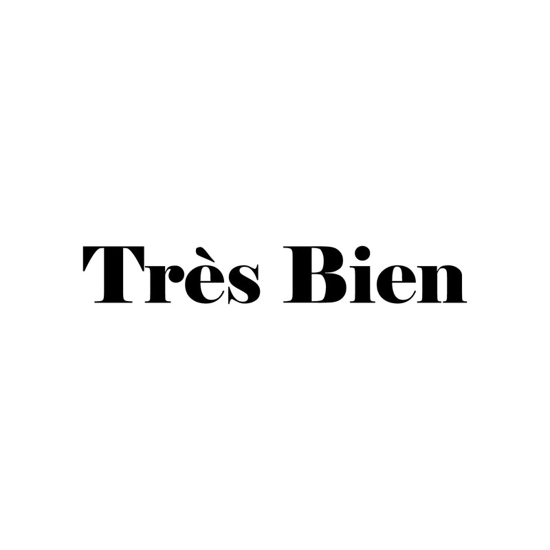 Vinyl Wall Art Decal - Très Bien - Trendy Cool Inspiring Cute Positive French Phrase Sticker For Home Living Room Office Business Coffee Shop School Classroom Decor 1