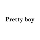 Vinyl Wall Art Decal - Pretty Boy - Trendy Cute Inspiring Positive Lovely Quote Sticker For Home Bedroom Kids Room Playroom Nursery Baby Room Daycare Classroom Decor 1