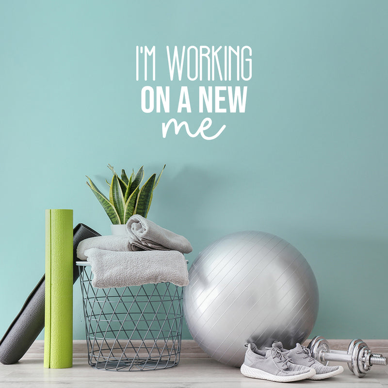 Vinyl Wall Art Decal - Meditate; Manifest And Chill - 7" x 30" - Trendy Motivating Cute Fun Positive Lifestyle Quote Sticker For Pilates Yoga Classes Home Gym Workout Room Fitness Decor 3