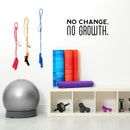 Vinyl Wall Art Decal - No Change; No Growth. - 10" x 26" - Modern Positive Motivational Lifestyle Quote Sticker For Home Bedroom Living Room Office School Gym Yoga Pilates Fitness Decor 3