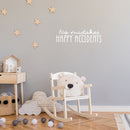 Vinyl Wall Art Decal - No Mistakes Happy Accidents - 9" x 30" - Trendy Cute Positive Fun Quote Sticker For Bedroom Kids Room Playroom Nursery Daycare Classroom Office Business Lovely Decor 3