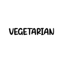 Vinyl Wall Art Decal - Vegetarian - Trendy Motivational Positive Healthy Lifestyle Quote Sticker For Office Health Wellness Clinic Gym Nutrition Center Home Kitchen Restaurant Decor 1