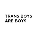 Vinyl Wall Art Decal - Trans Boys Are Boys - Trendy LGBT Inspirational Positive Self Esteem Quote Sticker For Home Bedroom Boys Room Office Business School Equality Gender Decor 1