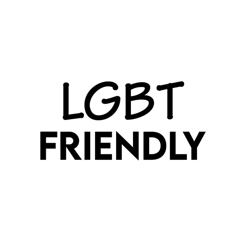 Vinyl Wall Art Decal - LGBT Friendly - 12" x 25" - Inspirational Modern Positive Gender Equality Quote Sticker For Bedroom Living Room Office Business Store Coffee Shop Pride Decor 1