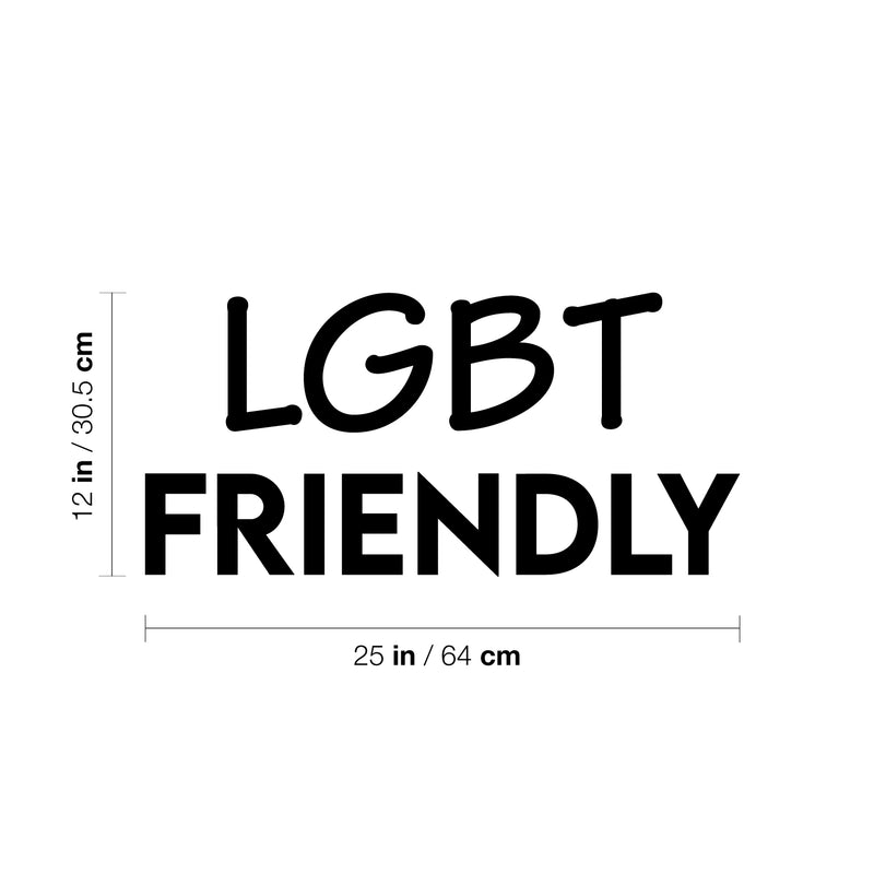 Vinyl Wall Art Decal - LGBT Friendly - Inspirational Modern Positive Gender Equality Quote Sticker For Bedroom Living Room Office Business Store Coffee Shop Pride Decor 4