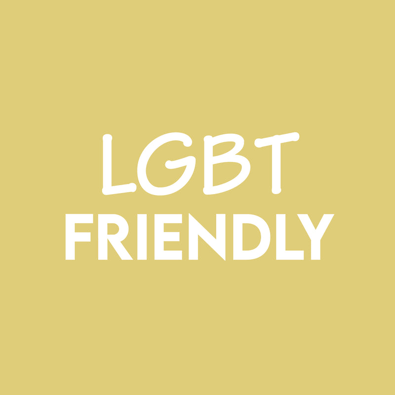 Vinyl Wall Art Decal - LGBT Friendly - 12" x 25" - Inspirational Modern Positive Gender Equality Quote Sticker For Bedroom Living Room Office Business Store Coffee Shop Pride Decor 1