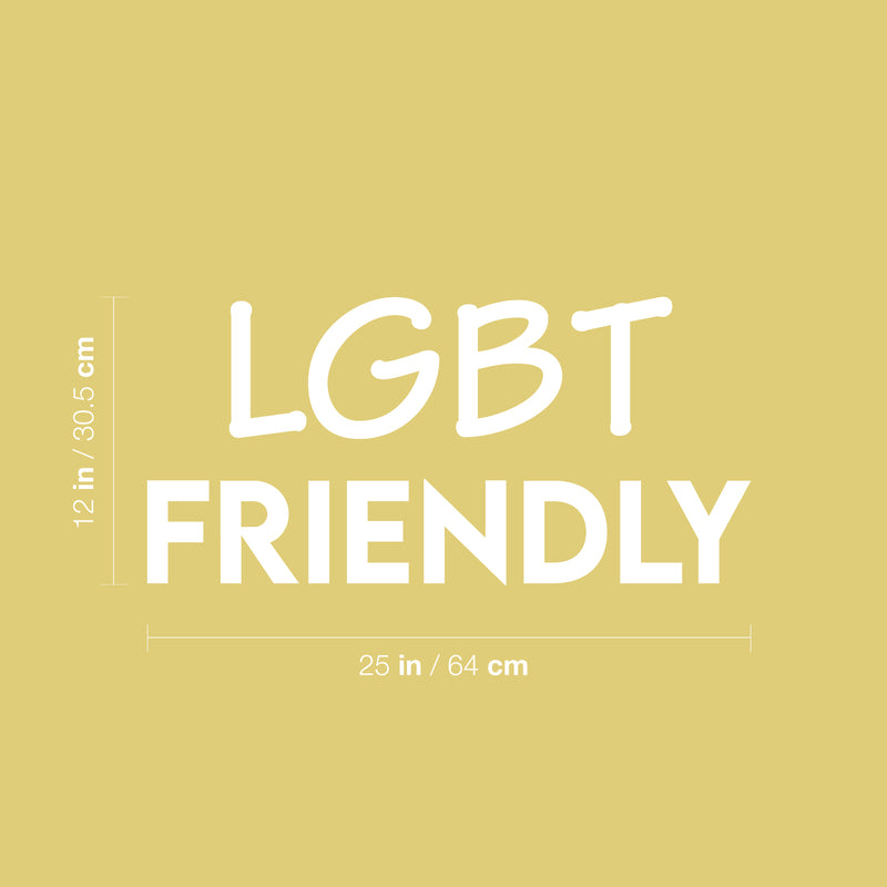 Vinyl Wall Art Decal - LGBT Friendly - 12" x 25" - Inspirational Modern Positive Gender Equality Quote Sticker For Bedroom Living Room Office Business Store Coffee Shop Pride Decor 4