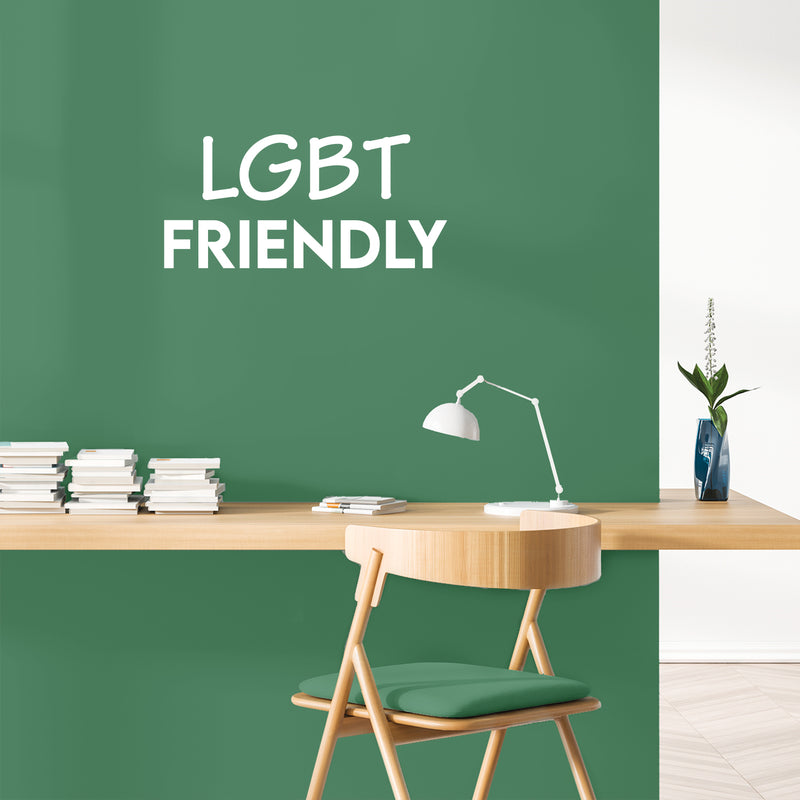 Vinyl Wall Art Decal - LGBT Friendly - 12" x 25" - Inspirational Modern Positive Gender Equality Quote Sticker For Bedroom Living Room Office Business Store Coffee Shop Pride Decor 3