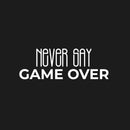 Vinyl Wall Art Decal - Never Say Game Over - 8.5" x 25" - Trendy Cool Motivational Positive Fun Quote Sticker For Bedroom Kids Room Living Room Playroom Daycare Gaming Room School  Decor 1