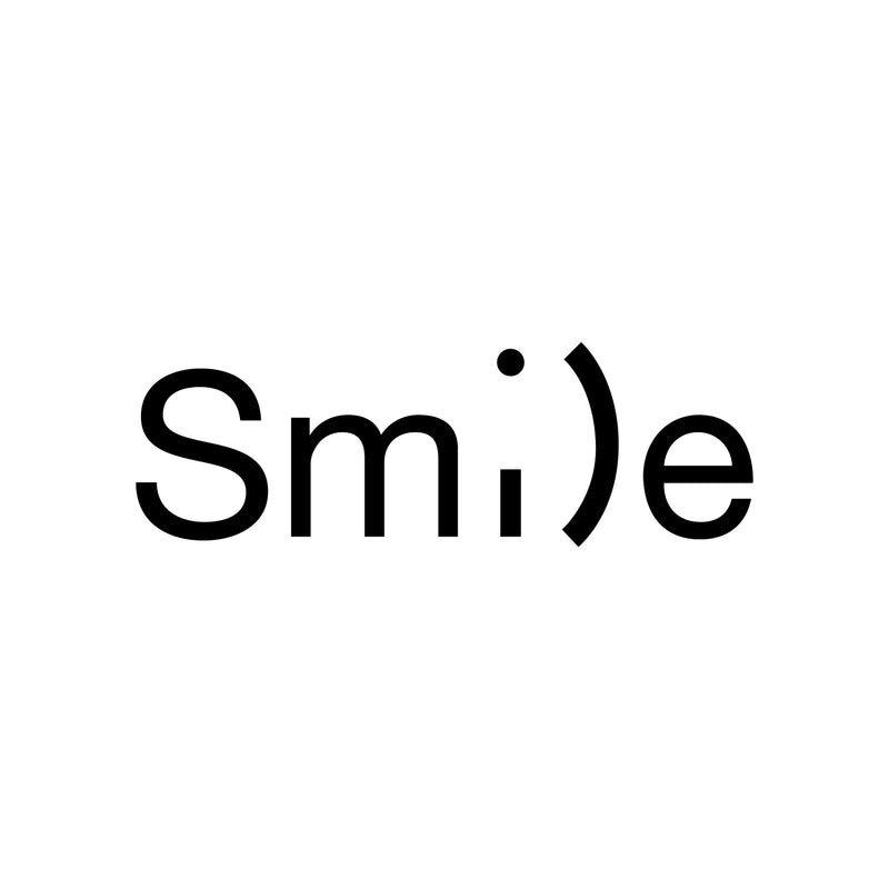 Vinyl Wall Art Decal - Smile - 6" x 18" - Happy Face Modern Inspirational Positive Quote Sticker For Home Office Bedroom Living Room Kids Room School Playroom Coffee Shop Decor 1