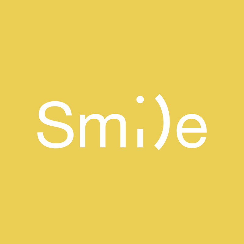 Vinyl Wall Art Decal - Smile - 6" x 18" - Happy Face Modern Inspirational Positive Quote Sticker For Home Office Bedroom Living Room Kids Room School Playroom Coffee Shop Decor 1